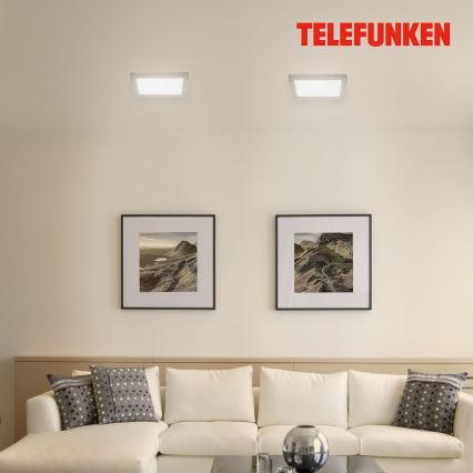 Telefunken 309602TF - LED RGBW Stmívatelné stropní svítidlo LED/18W/230V 2700-6500K Wi-Fi Tuya