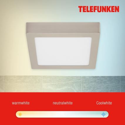 Telefunken 309602TF - LED RGBW Stmívatelné stropní svítidlo LED/18W/230V 2700-6500K Wi-Fi Tuya