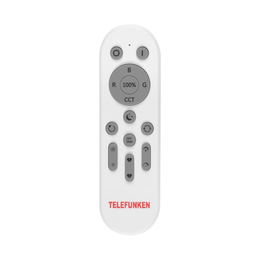 Telefunken 309602TF - LED RGBW Stmívatelné stropní svítidlo LED/18W/230V 2700-6500K Wi-Fi Tuya