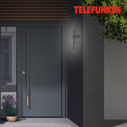 Telefunken 313205TF - LED Venkovní nástěnné svítidlo 2xLED/4W/230V 4000K IP44
