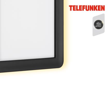 Telefunken 313605TF - LED Venkovní nástěnné svítidlo LED/16W/230V IP44 černá