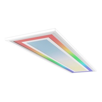 Telefunken 318906TF - LED RGBW Stmívatelné stropní svítidlo LED/24W/230V 3000-6500K 25x100 cm + dálkové ovládání