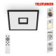 Telefunken 319405TF - LED RGBW Stmívatelné svítidlo LED/24W/230V 2700-6500K černá + dálkové ovládání