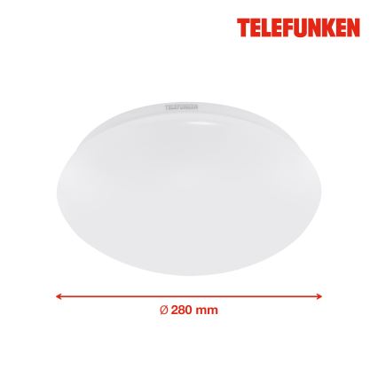 Telefunken 601206TF - LED Koupelnové stropní svítidlo se senzorem LED/15W/230V IP44 pr. 28 cm