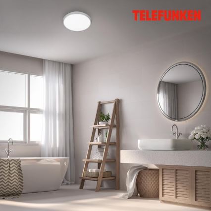 Telefunken 601604TF - LED Koupelnové stropní svítidlo se senzorem LED/12W/230V IP44 pr. 29 cm