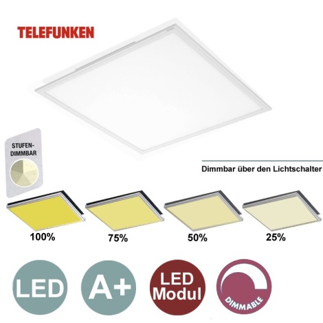 Telefunken - LED Stmívatelný panel 1xLED/36W/230V