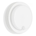 Telefunken - LED Venkovní nástěnné svítidlo se senzorem soumraku a pohybu LED/12W/230V IP44 bílá
