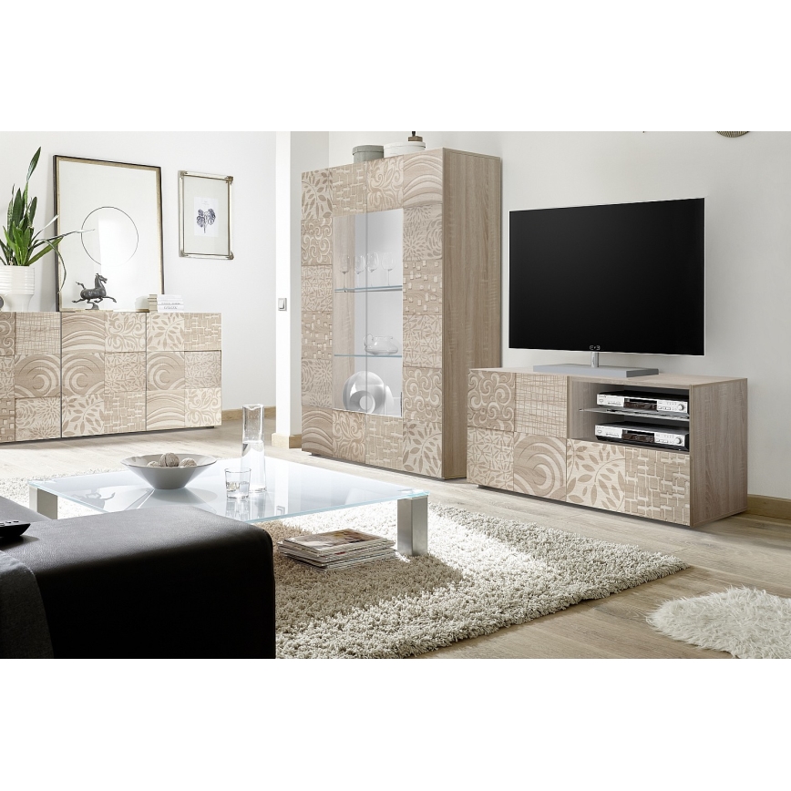 Televizní stolek ARIA 122x43 cm dub sonoma