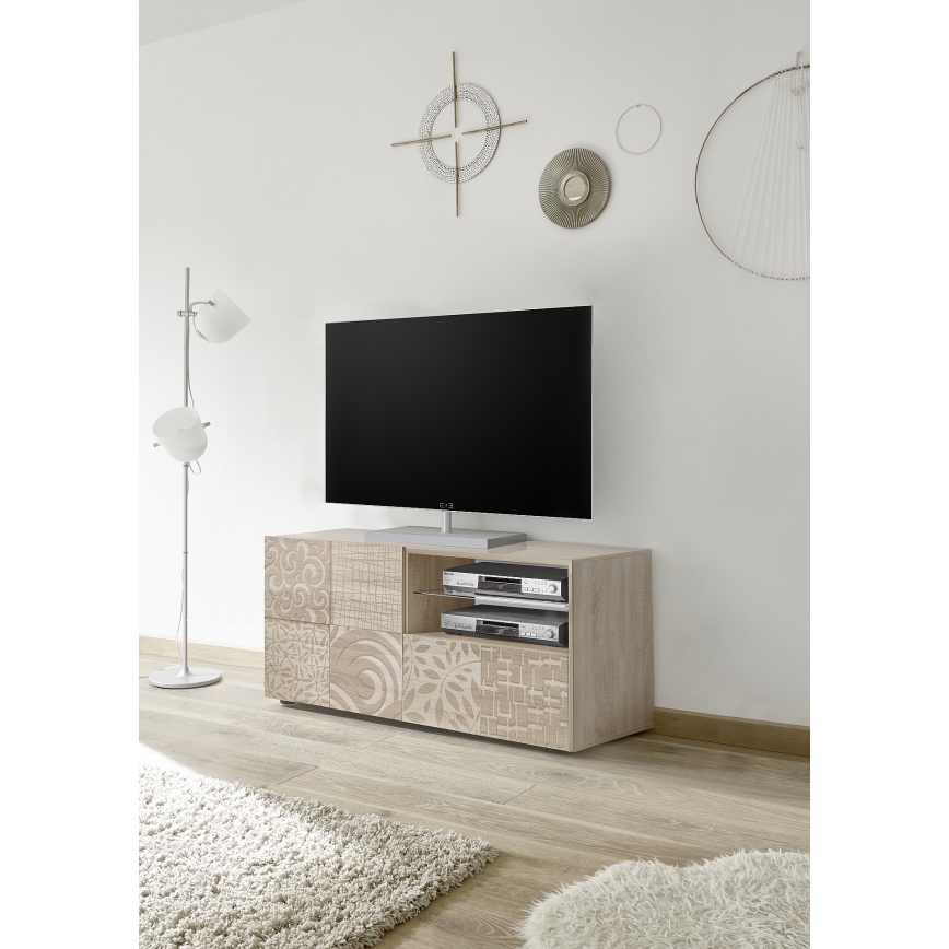 Televizní stolek ARIA 122x43 cm dub sonoma