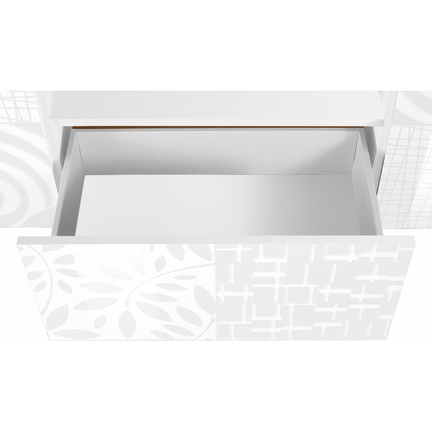 Televizní stolek ARIA 181x43 cm bílá