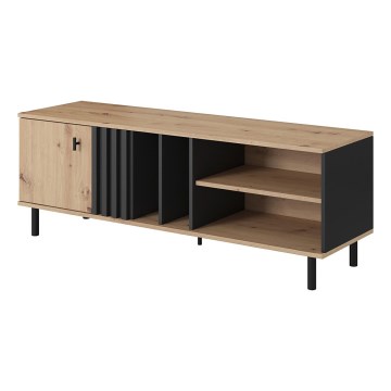 Televizní stolek BADIA 138x40 cm dub/antracit