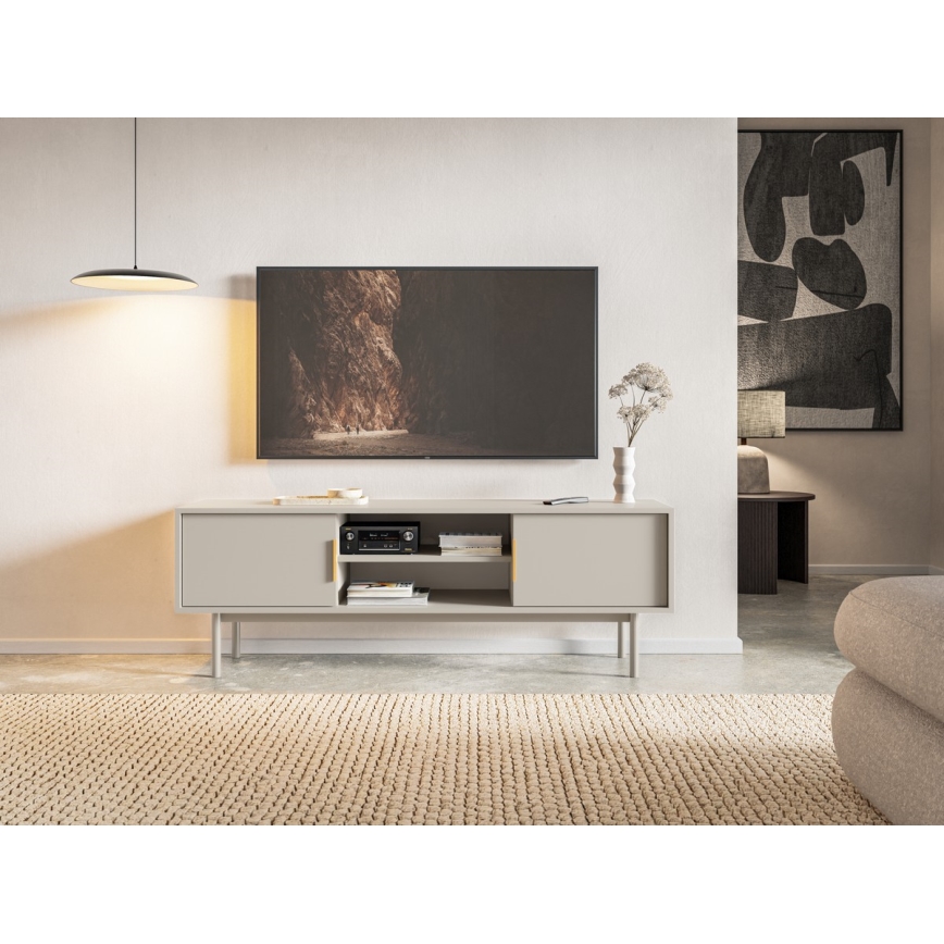 Televizní stolek ELI 154x39 cm béžová