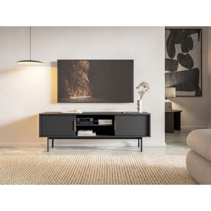 Televizní stolek ELI 154x39 cm černá