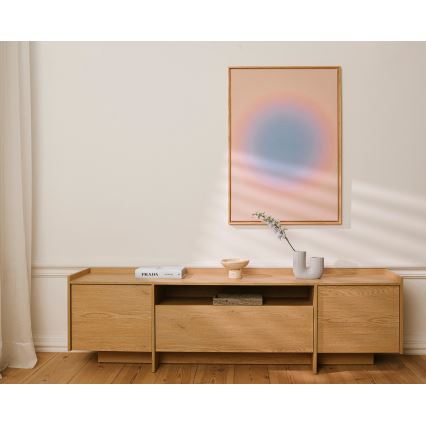 Televizní stolek KEMI 197x57 cm dub cremona