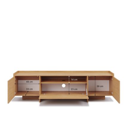 Televizní stolek KEMI 197x57 cm dub cremona
