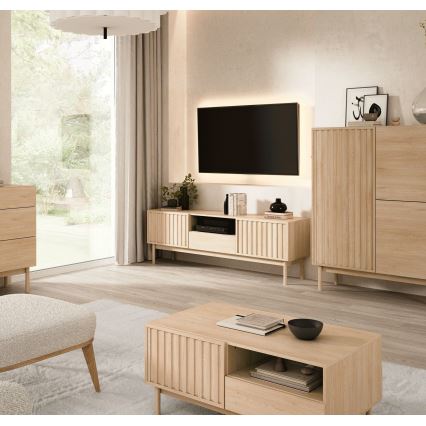 Televizní stolek KIOTO 159x53 cm dub cremona