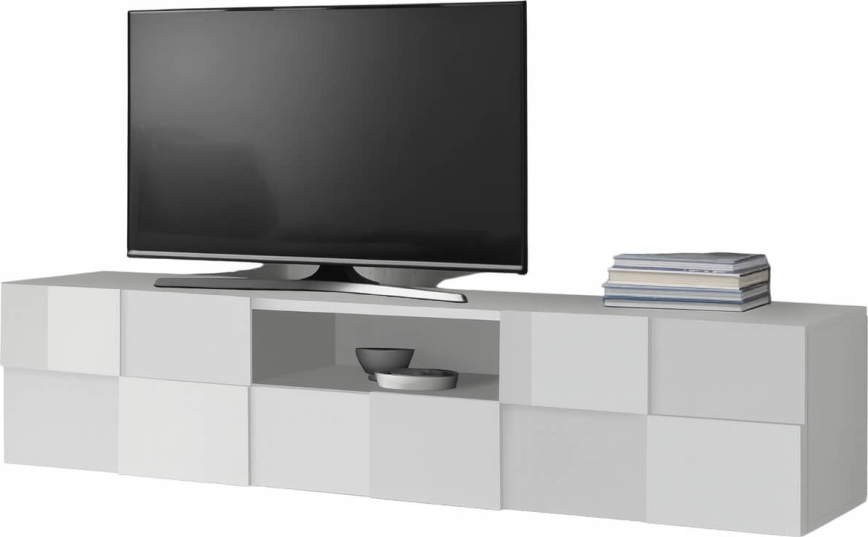 Televizní stolek SERIAN bílá