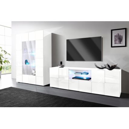 Televizní stolek SERIAN bílá