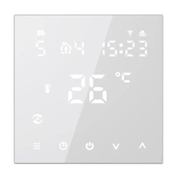 Termostat pro podomítkovou instalaci 230V bílá Wi-Fi Tuya
