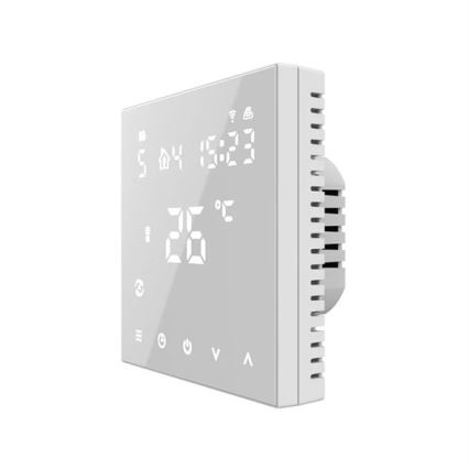 Termostat pro podomítkovou instalaci 230V bílá Wi-Fi Tuya