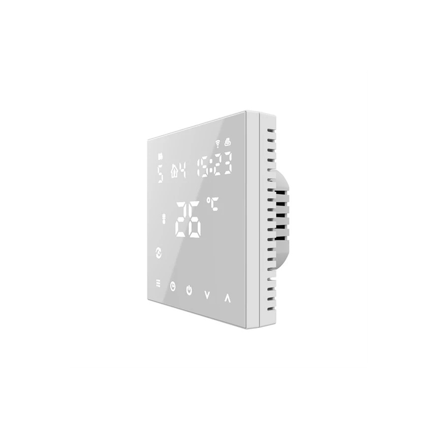 Termostat pro podomítkovou instalaci 230V bílá Wi-Fi Tuya