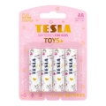 Tesla Batteries - 4 ks Alkalická baterie AA TOYS+ 1,5V 2900 mAh