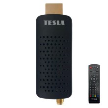 Tesla - DVB-T2 H.265 (HEVC) přijímač, HDMI-CEC 2xAAA + dálkové ovládání