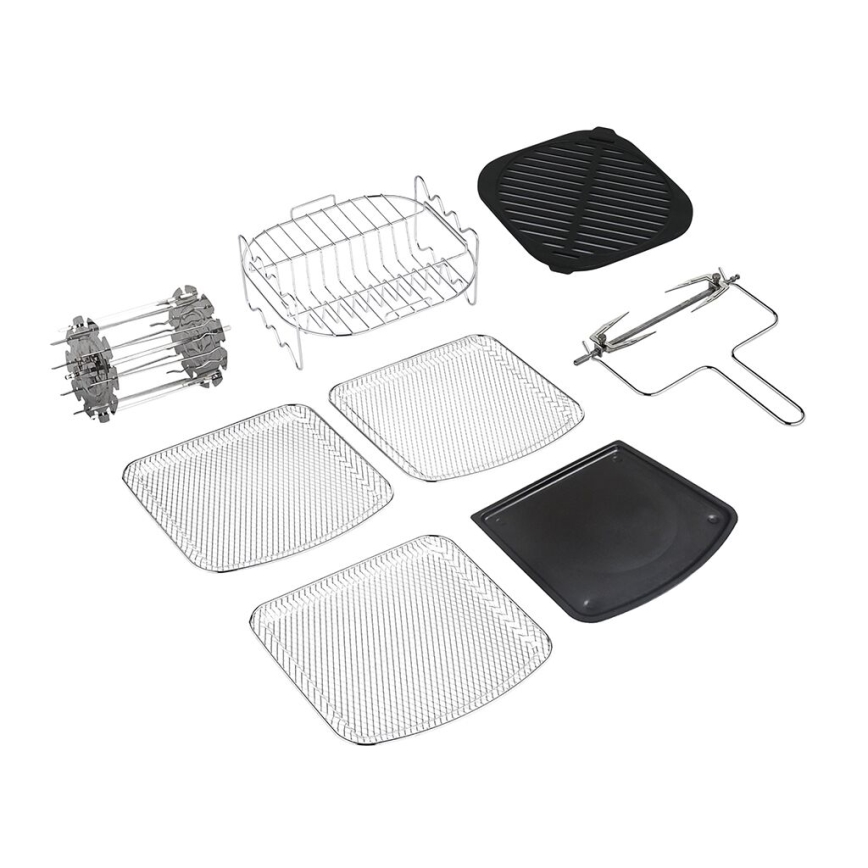 TESLA Electronics AirCook - Multifunkční digitální horkovzdušná fritéza 11 l 2000W/230V