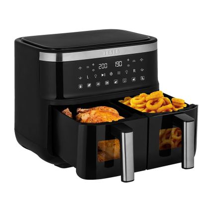 TESLA Electronics AirCook - Multifunkční duální digitální horkovzdušná fritéza 7,6 l 2850W/230V