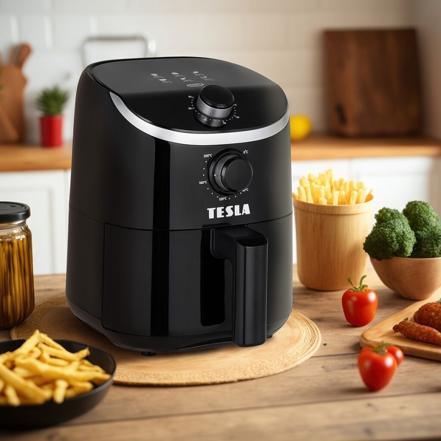 TESLA Electronics AirCook - Multifunkční horkovzdušná fritéza 2 l 900W/230V