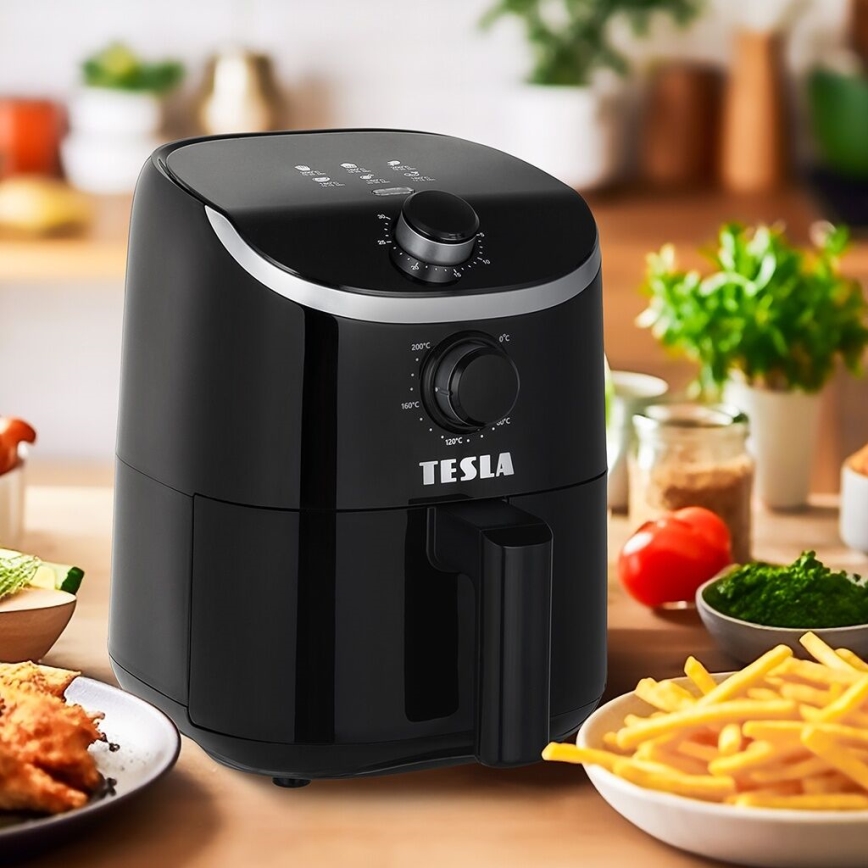 TESLA Electronics AirCook - Multifunkční horkovzdušná fritéza 2 l 900W/230V
