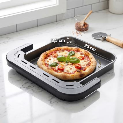 TESLA Electronics AirCook - Třízónová horkovzdušná fritéza 14,5 l 2800W/230V černá