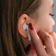 TESLA Electronics - Bezdrátová sluchátka bílá