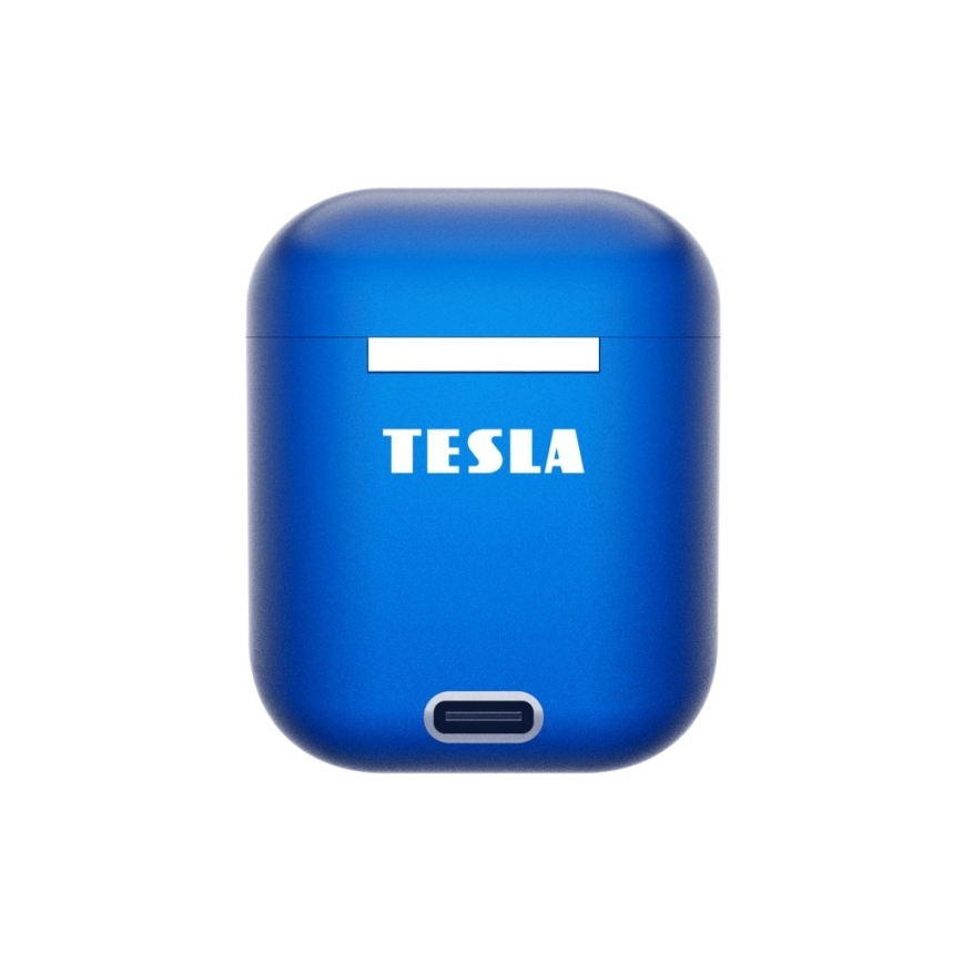 TESLA Electronics - Bezdrátová sluchátka IPX4 modrá