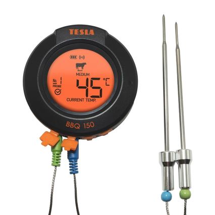 TESLA Electronics Cook - Digitální teploměr na maso se sondou 0-400 °C 2xAA IP65