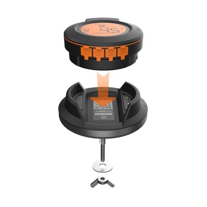 TESLA Electronics Cook - Digitální teploměr na maso se sondou 0-400 °C 2xAA IP65