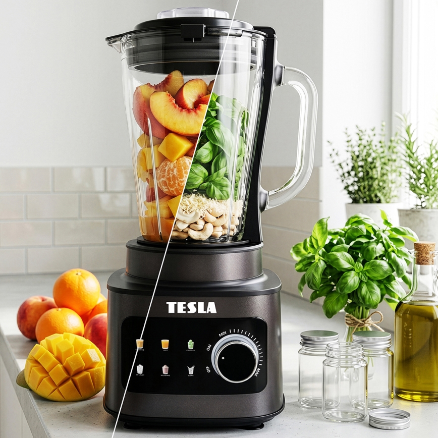 TESLA Electronics CrunchX - Stolní mixér 1500W/230V černá