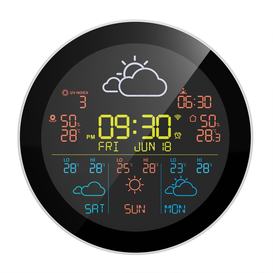 TESLA Electronics Device - Chytrá meteostanice se senzorem 400 mAh Wi-Fi Tuya IP44