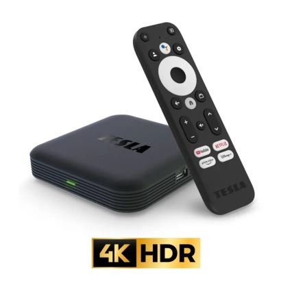 TESLA Electronics MediaBox - UHD multimediální přehrávač Wi-Fi + dálkové ovládání