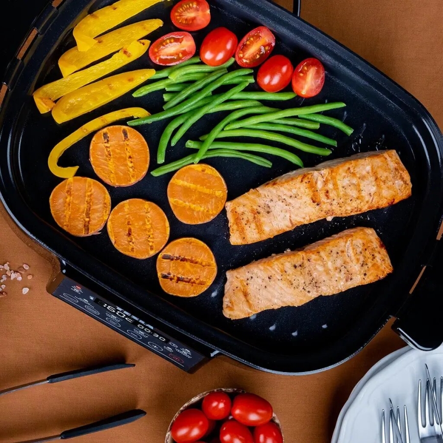 TESLA Electronics MultiCook Grill - Multifunkční elektrický hrnec a gril 6 l 11v1 1250W/230V