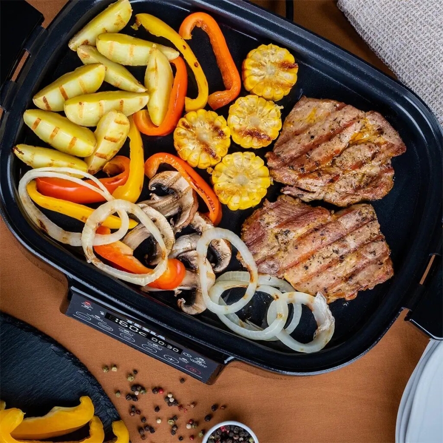 TESLA Electronics MultiCook Grill - Multifunkční elektrický hrnec a gril 6 l 11v1 1250W/230V
