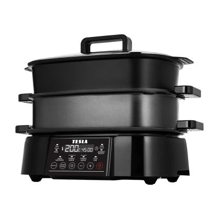 TESLA Electronics MultiCook Grill - Multifunkční elektrický hrnec a gril 6 l 11v1 1250W/230V