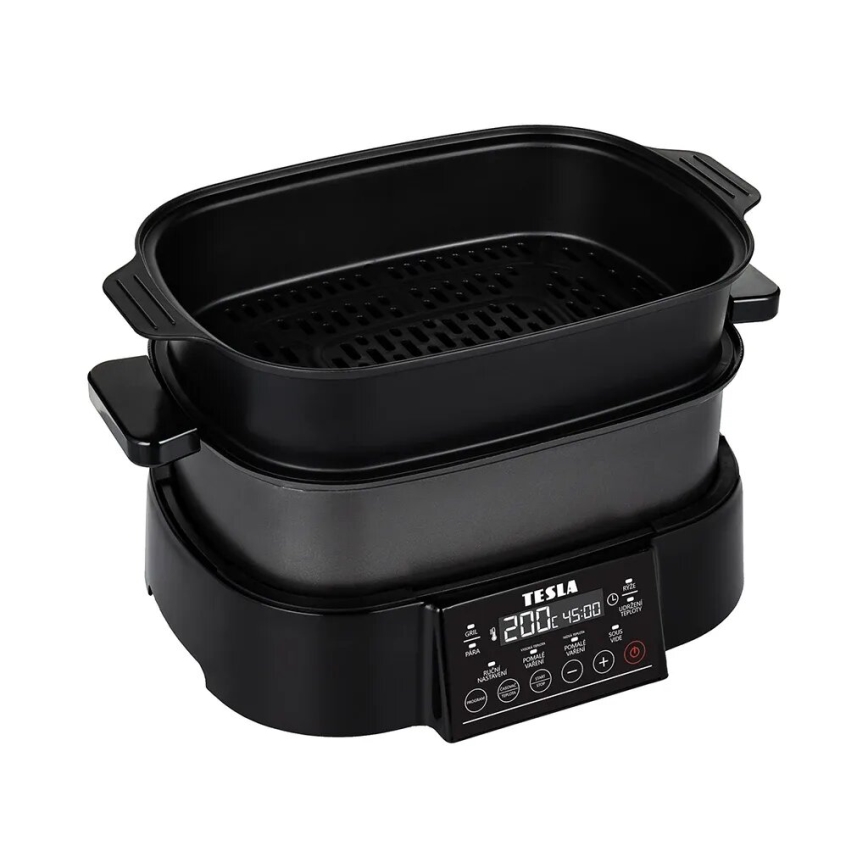TESLA Electronics MultiCook Grill - Multifunkční elektrický hrnec a gril 6 l 11v1 1250W/230V