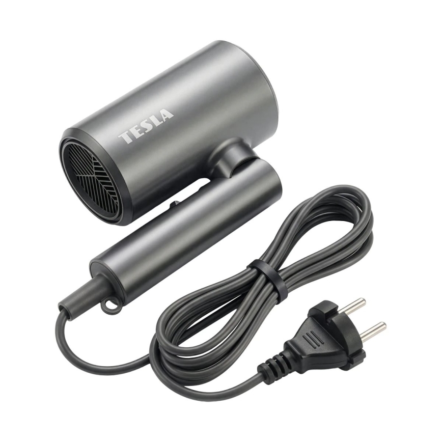 TESLA Electronics MyCare - Skládací fén 1800W/230V šedá