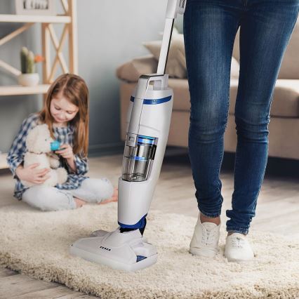 TESLA Electronics PowerStar - Bezsáčkový tyčový vysavač a parní mop 3v1 1600W/230V