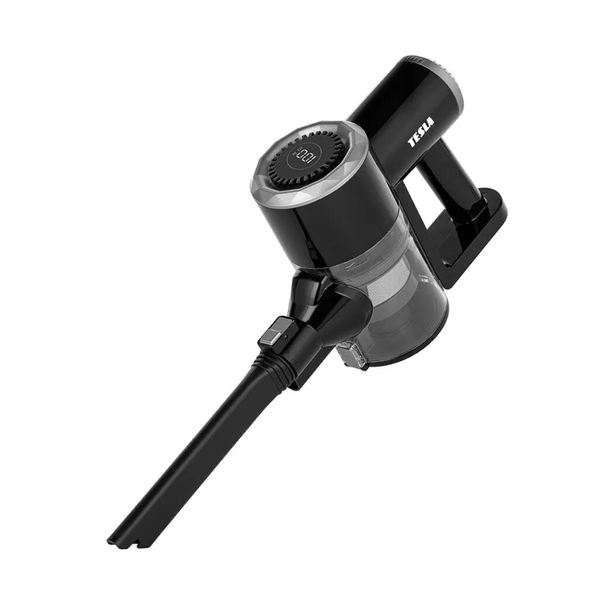 TESLA Electronics PureStar - Flexibilní bezdrátový tyčový vysavač 2v1 150W/2200 mAh černá