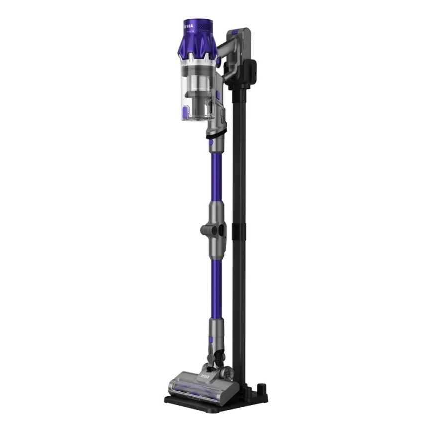 TESLA Electronics PureStar - Flexibilní bezdrátový tyčový vysavač 2v1 250W/2200 mAh šedá/fialová