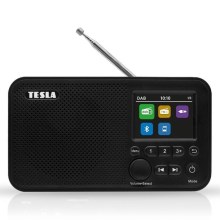 TESLA Electronics - Rádio DAB+ FM 5W/1800 mAh černá