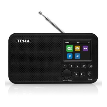 TESLA Electronics - Rádio DAB+ FM 5W/1800 mAh černá