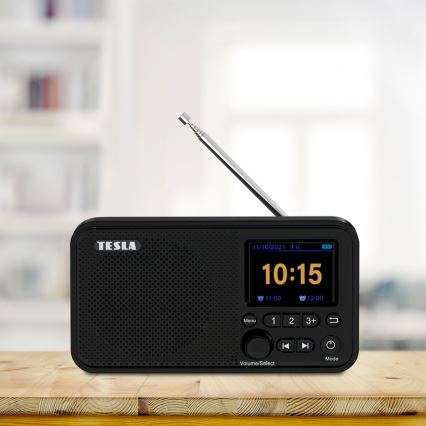 TESLA Electronics - Rádio DAB+ FM 5W/1800 mAh černá